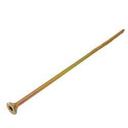 FLAT CSK HEAD 6 LOBE CHIPBOARD SCREW WITH REAMER T30 6X200 FLAT CSK HEAD 6 LOBE CHIPBOARD SCREW WITH REAMER T30 6X200