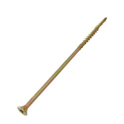 FLAT CSK HEAD 6 LOBE CHIPBOARD SCREW WITH REAMER T40 8Χ220 FLAT CSK HEAD 6 LOBE CHIPBOARD SCREW WITH REAMER T40 8Χ220