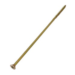 FLAT CSK HEAD 6 LOBE CHIPBOARD SCREW WITH REAMER T40 8Χ280 FLAT CSK HEAD 6 LOBE CHIPBOARD SCREW WITH REAMER T40 8Χ280