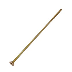 FLAT CSK HEAD 6 LOBE CHIPBOARD SCREW WITH REAMER T40 8Χ300 FLAT CSK HEAD 6 LOBE CHIPBOARD SCREW WITH REAMER T40 8Χ300