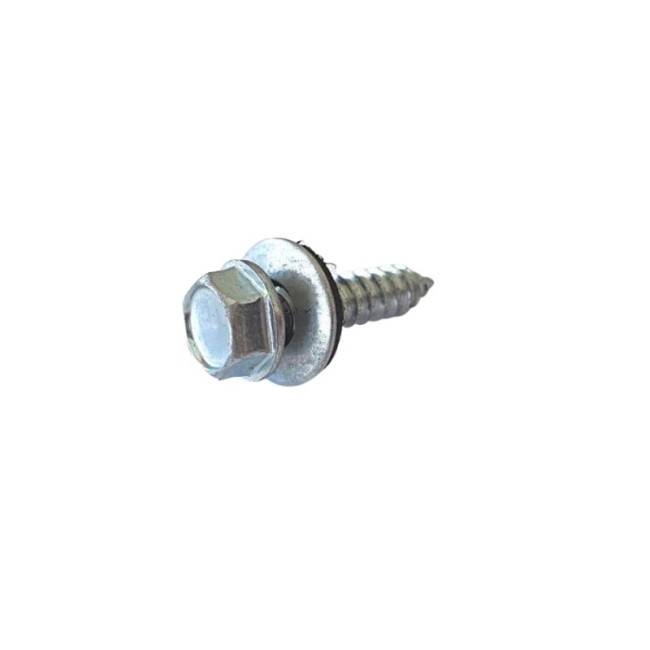 SELF TAPPING SCREW H.W.H WITH BONDED WASHER  Z/P 6.3X25 MM.