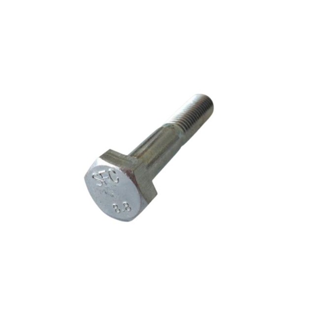 GALV. HEX. HEAD BOLTS (NO FULL THREAD) METRIC DIN.931/8.8 M10X55 ΜΜ.