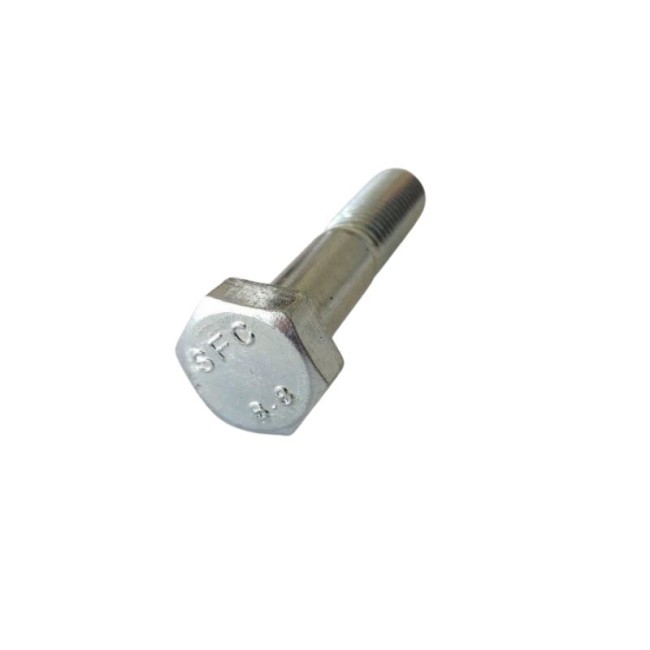 GALV. HEX. HEAD BOLTS (NO FULL THREAD) METRIC DIN.931/8.8 M12X60 ΜΜ.