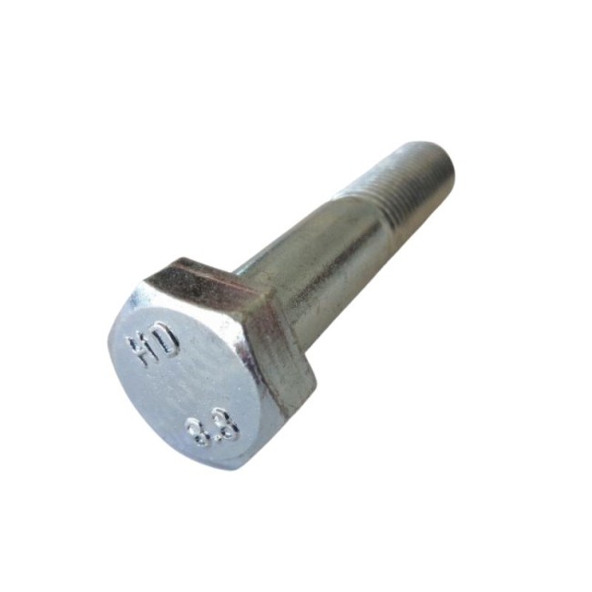 GALV. HEX. HEAD BOLTS (NO FULL THREAD) METRIC  DIN.931/8.8 M16X80 ΜΜ.