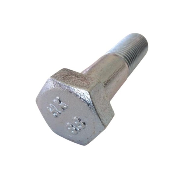 GALV. HEX. HEAD BOLTS (NO FULL THREAD) METRIC DIN.931/8.8 M24X100 ΜΜ.