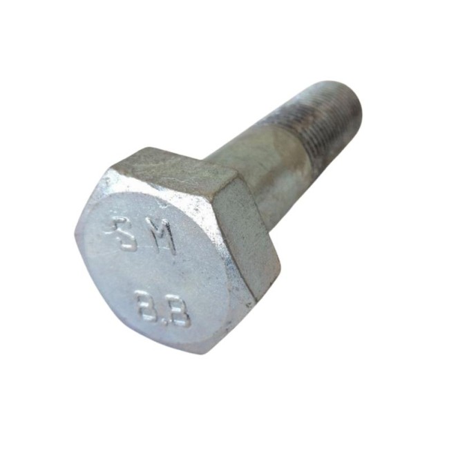 GALV. HEX. HEAD BOLTS (NO FULL THREAD) METRIC DIN.931/8.8 M27X110 ΜΜ.