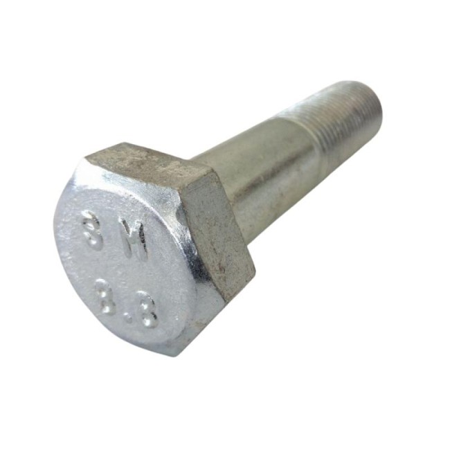 GALV. HEX. HEAD BOLTS (NO FULL THREAD) METRIC DIN.931/8.8 M27X120 ΜΜ.