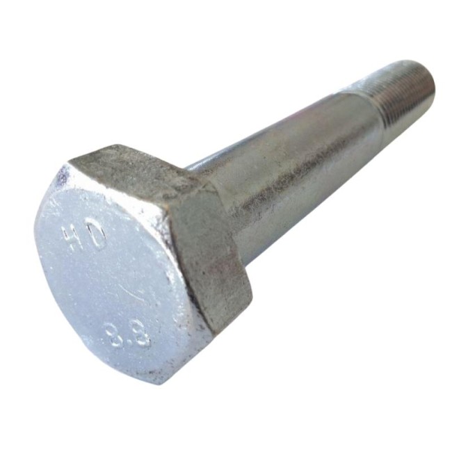 GALV. HEX. HEAD BOLTS (NO FULL THREAD) METRIC DIN.931/8.8 M30X180 ΜΜ.