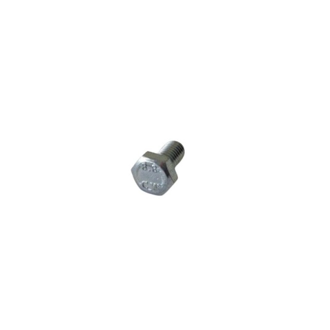 GALV. HEX. HEAD BOLTS (FULL THREAD) METRIC DIN.933/8.8 M06X12 ΜΜ.