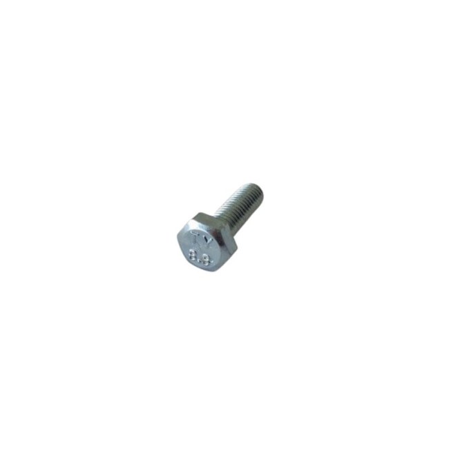 GALV. HEX. HEAD BOLTS (FULL THREAD) METRIC DIN.933/8.8 M06X20 ΜΜ.