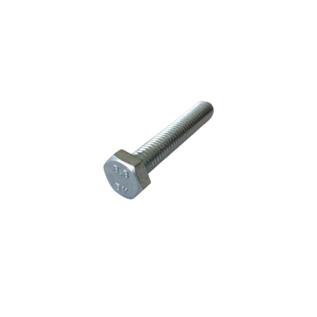 GALV. HEX. HEAD BOLTS (FULL THREAD) METRIC DIN.933/8.8 M06X35 ΜΜ.