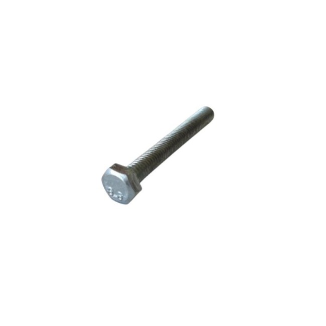 GALV. HEX. HEAD BOLTS (FULL THREAD) METRIC DIN.933/8.8 M06X50 ΜΜ.