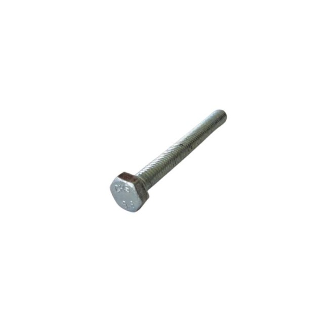 GALV. HEX. HEAD BOLTS (FULL THREAD) METRIC DIN.933/8.8 M06X55 ΜΜ.