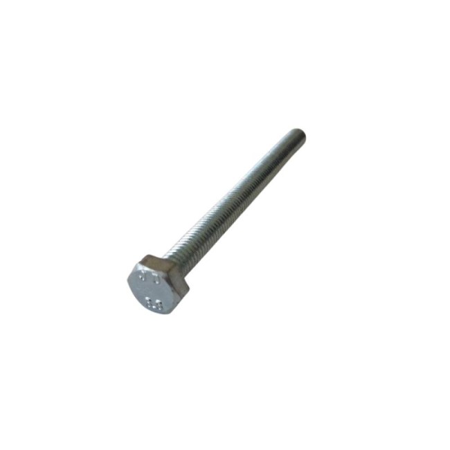 GALV. HEX. HEAD BOLTS (FULL THREAD) METRIC DIN.933/8.8 M06X75 ΜΜ.