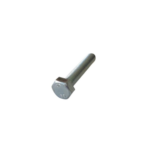 GALV. HEX. HEAD BOLTS (FULL THREAD) METRIC DIN.933/8.8 M08X45 ΜΜ.