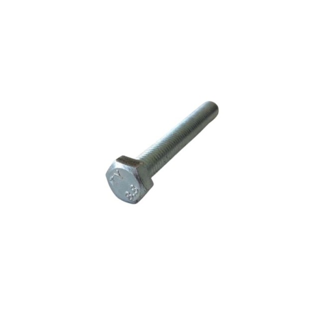 GALV. HEX. HEAD BOLTS (FULL THREAD) METRIC DIN.933/8.8 M08X60 ΜΜ.