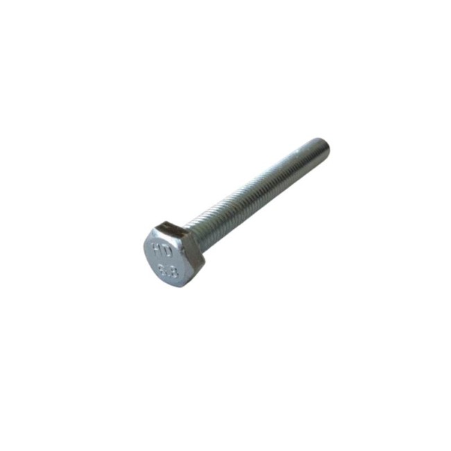 GALV. HEX. HEAD BOLTS (FULL THREAD) METRIC DIN.933/8.8 M08X70 ΜΜ.