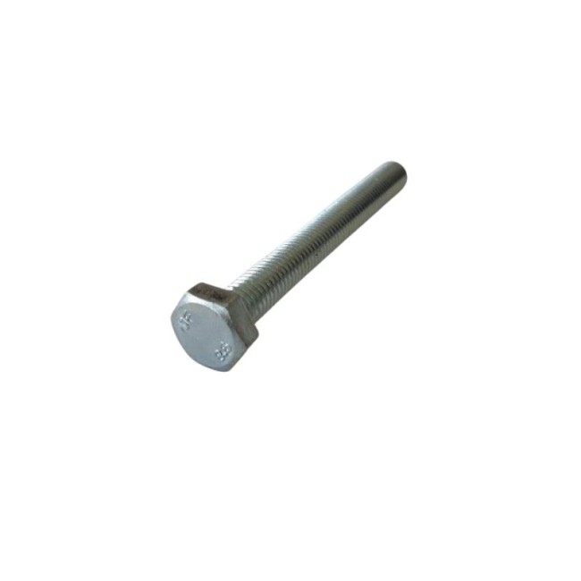 GALV. HEX. HEAD BOLTS (FULL THREAD) METRIC DIN.933/8.8 M08X75 ΜΜ.