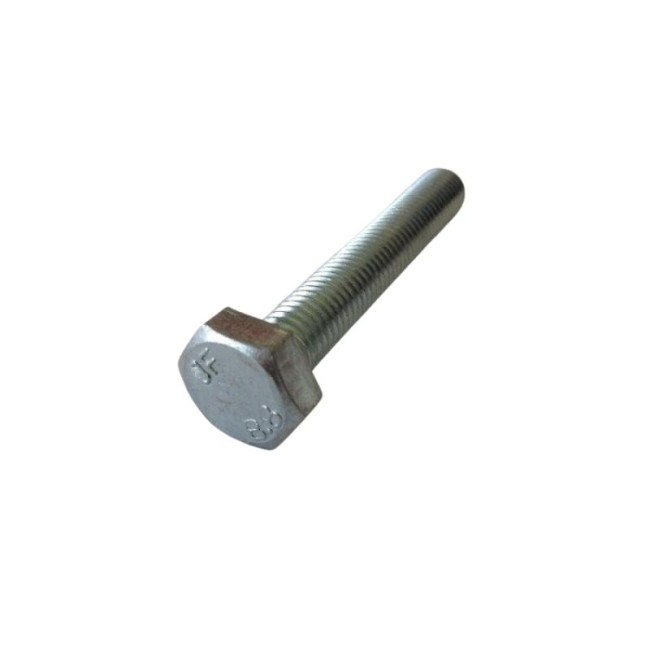 GALV. HEX. HEAD BOLTS (FULL THREAD) METRIC DIN.933/8.8 M10X65 ΜΜ.