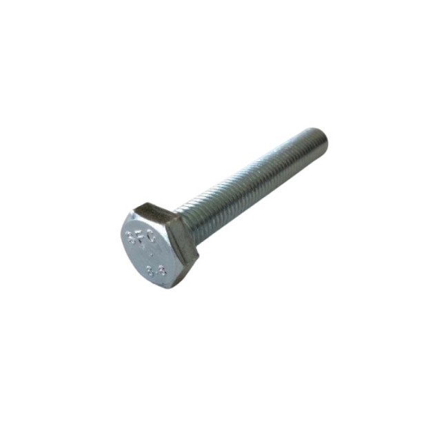 GALV. HEX. HEAD BOLTS (FULL THREAD) METRIC DIN.933/8.8 M10X70 ΜΜ.