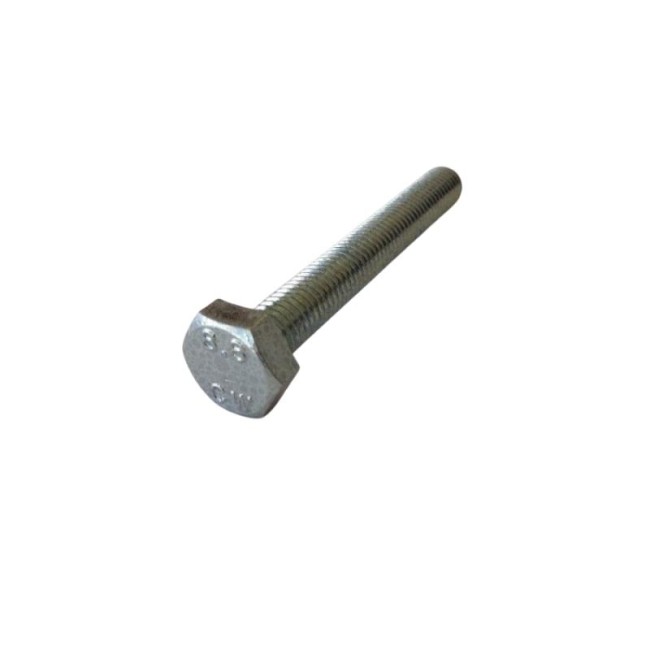 GALV. HEX. HEAD BOLTS (FULL THREAD) METRIC DIN.933/8.8 M10X75 ΜΜ.