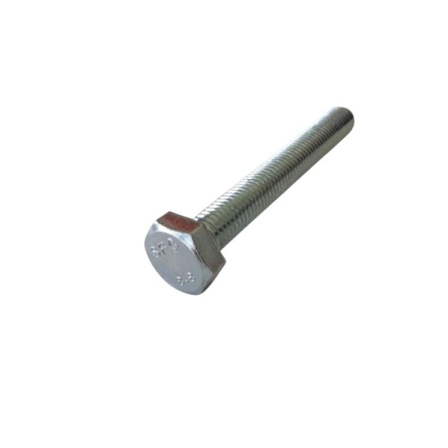 GALV. HEX. HEAD BOLTS (FULL THREAD) METRIC DIN.933/8.8 M10X80 ΜΜ.