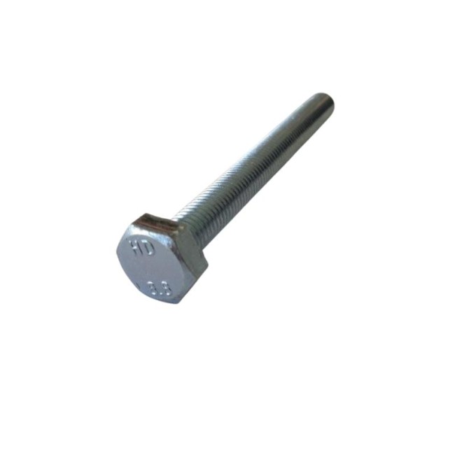 GALV. HEX. HEAD BOLTS (FULL THREAD) METRIC DIN.933/8.8 M10X100 ΜΜ.