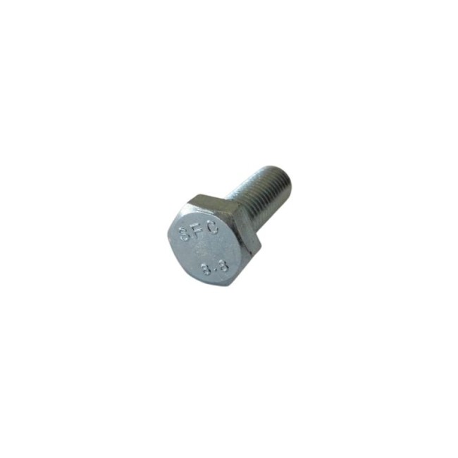 GALV. HEX. HEAD BOLTS (FULL THREAD) METRIC DIN.933/8.8 M12X35 ΜΜ.