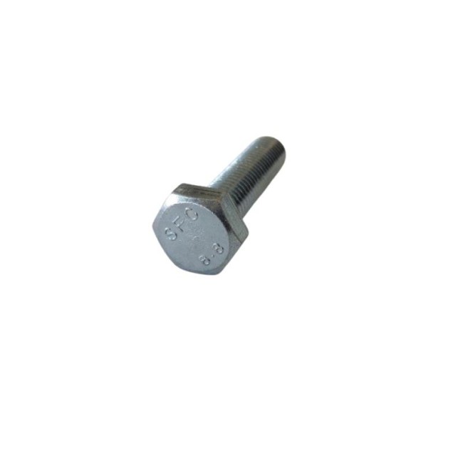 GALV. HEX. HEAD BOLTS (FULL THREAD) METRIC DIN.933/8.8 M12X50 ΜΜ.