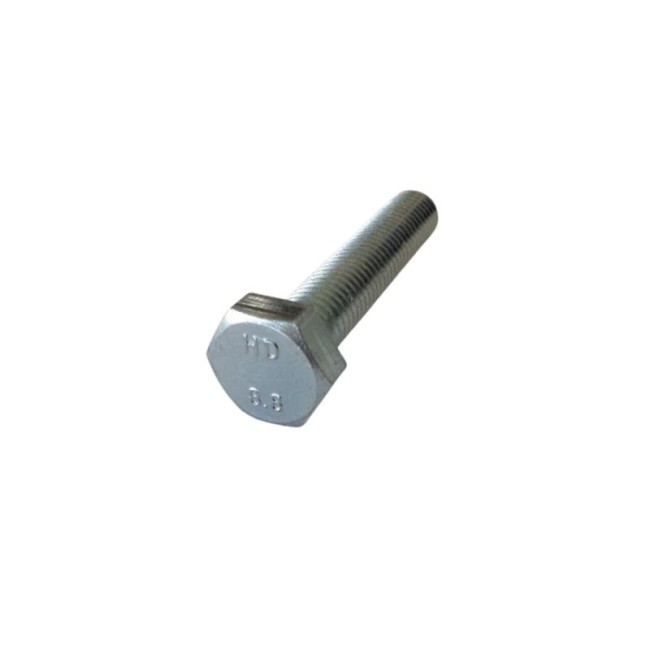 GALV. HEX. HEAD BOLTS (FULL THREAD) METRIC DIN.933/8.8 M12X60 ΜΜ.