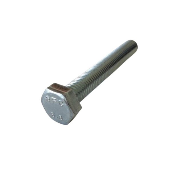 GALV. HEX. HEAD BOLTS (FULL THREAD) METRIC DIN.933/8.8 M12X90 ΜΜ.