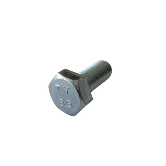 GALV. HEX. HEAD BOLTS (FULL THREAD) METRIC DIN.933/8.8 M14X35 ΜΜ.