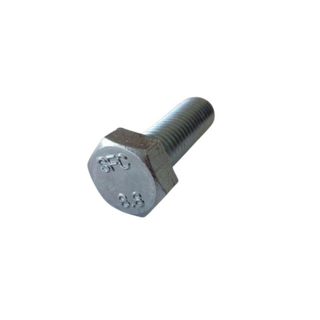 GALV. HEX. HEAD BOLTS (FULL THREAD) METRIC DIN.933/8.8 M14X45 ΜΜ.