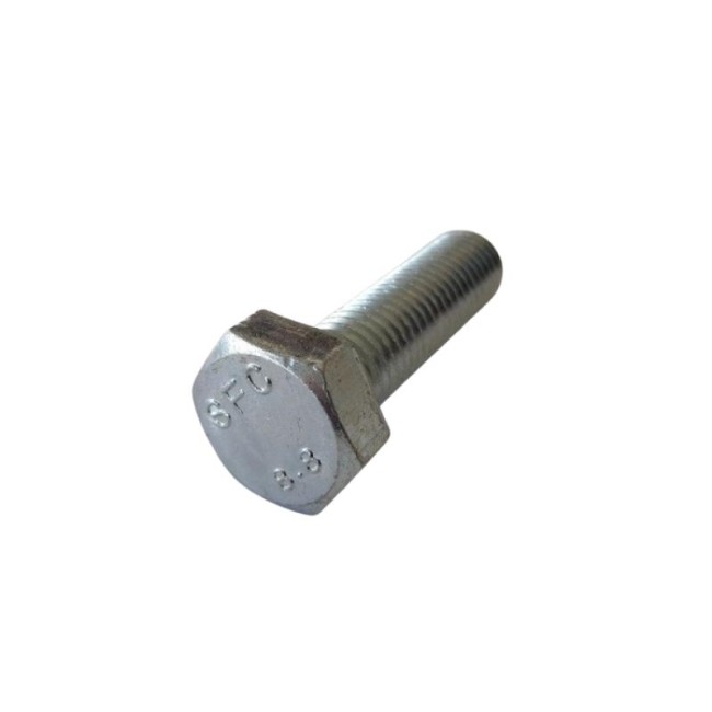 GALV. HEX. HEAD BOLTS (FULL THREAD) METRIC DIN.933/8.8 M14X50 ΜΜ.