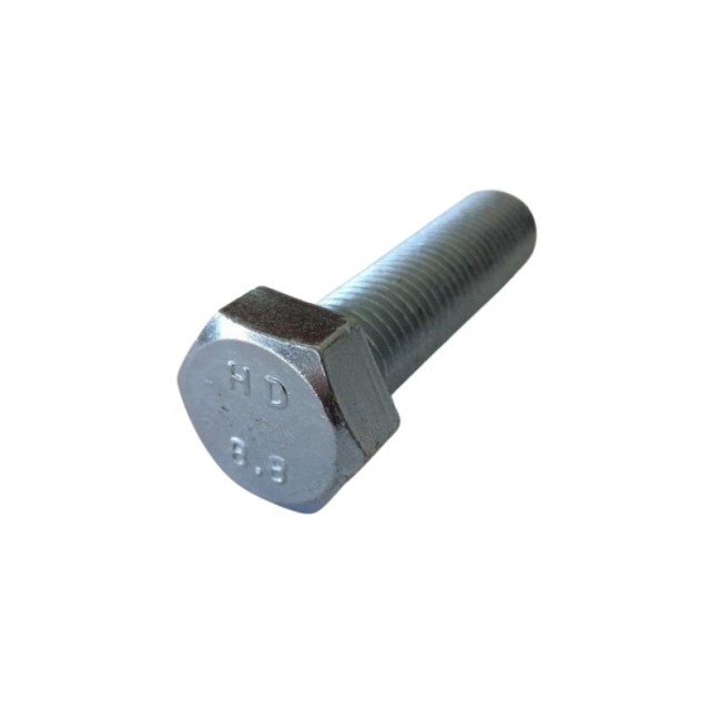 GALV. HEX. HEAD BOLTS (FULL THREAD) METRIC DIN.933/8.8 M16X60 ΜΜ.