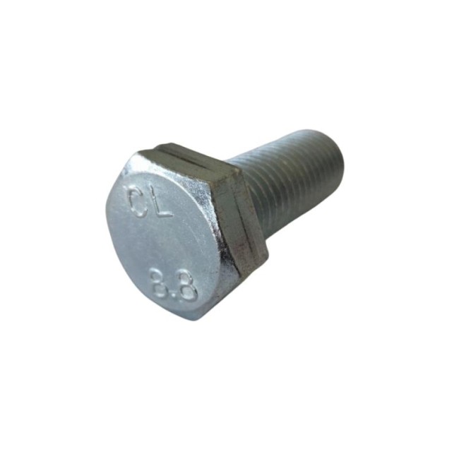 GALV. HEX. HEAD BOLTS (FULL THREAD) METRIC DIN.933/8.8 M20X50 ΜΜ.