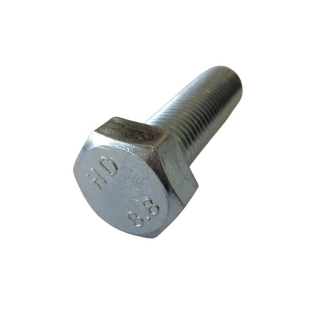 GALV. HEX. HEAD BOLTS (FULL THREAD) METRIC DIN.933/8.8 M20X70 ΜΜ.