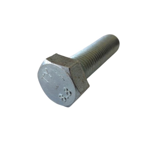 GALV. HEX. HEAD BOLTS (FULL THREAD) METRIC DIN.933/8.8 M20X75 ΜΜ.