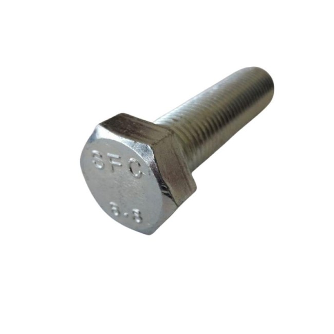 GALV. HEX. HEAD BOLTS (FULL THREAD) METRIC DIN.933/8.8 M20X80 ΜΜ.