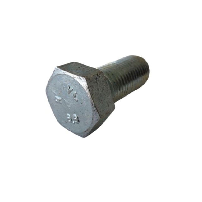 GALV. HEX. HEAD BOLTS (FULL THREAD) METRIC DIN.933/8.8 M22X50 ΜΜ.