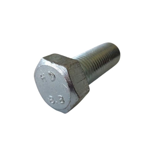 GALV. HEX. HEAD BOLTS (FULL THREAD) METRIC DIN.933/8.8 M22X60 ΜΜ.