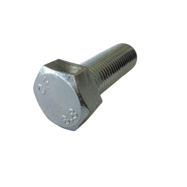 GALV. HEX. HEAD BOLTS (FULL THREAD) METRIC DIN.933/8.8 M22X65 ΜΜ.