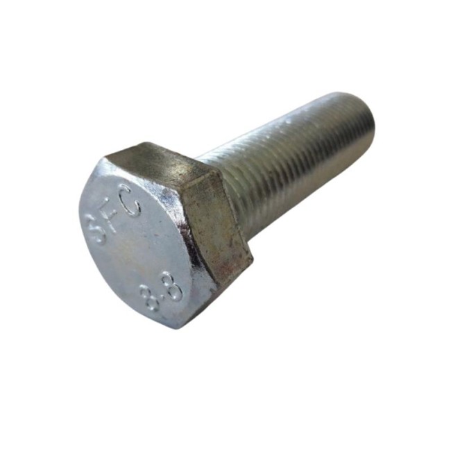 GALV. HEX. HEAD BOLTS (FULL THREAD) METRIC DIN.933/8.8 M22X80 ΜΜ.