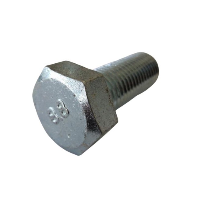 GALV. HEX. HEAD BOLTS (FULL THREAD) METRIC DIN.933/8.8 M24X65 ΜΜ.