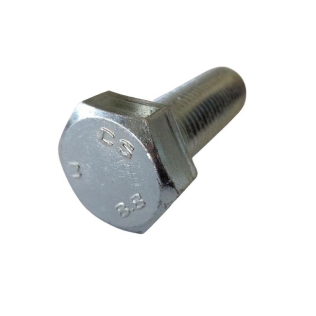 GALV. HEX. HEAD BOLTS (FULL THREAD) METRIC DIN.933/8.8 M24X75 ΜΜ.