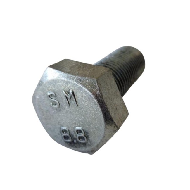 GALV. HEX. HEAD BOLTS (FULL THREAD) METRIC DIN.933/8.8 M27X70 ΜΜ.