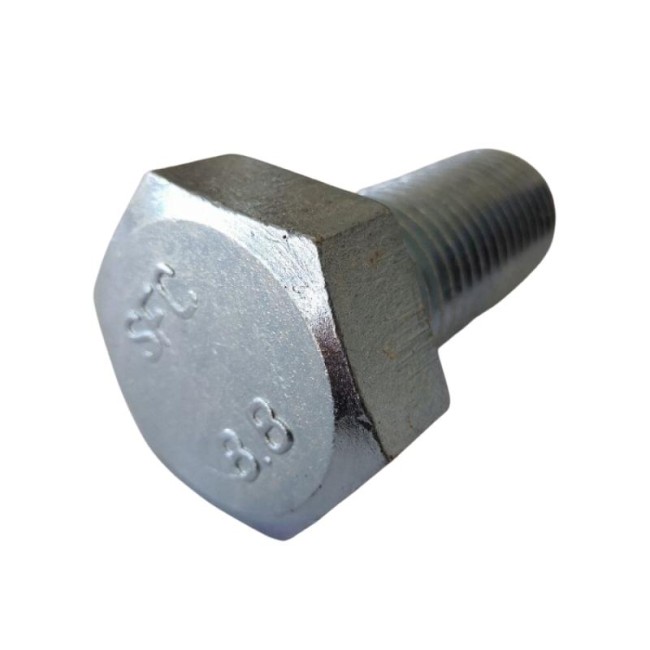 GALV. HEX. HEAD BOLTS (FULL THREAD) METRIC DIN.933/8.8 M30X70 ΜΜ.