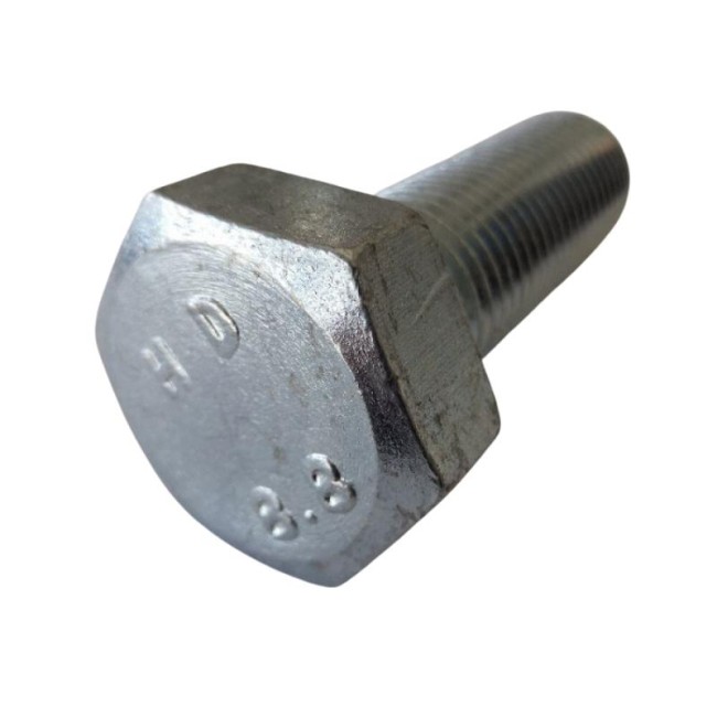 GALV. HEX. HEAD BOLTS (FULL THREAD) METRIC DIN.933/8.8 M30X90 ΜΜ.