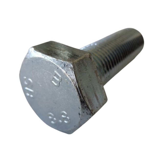 GALV. HEX. HEAD BOLTS (FULL THREAD) METRIC DIN.933/8.8 M30X100 ΜΜ.