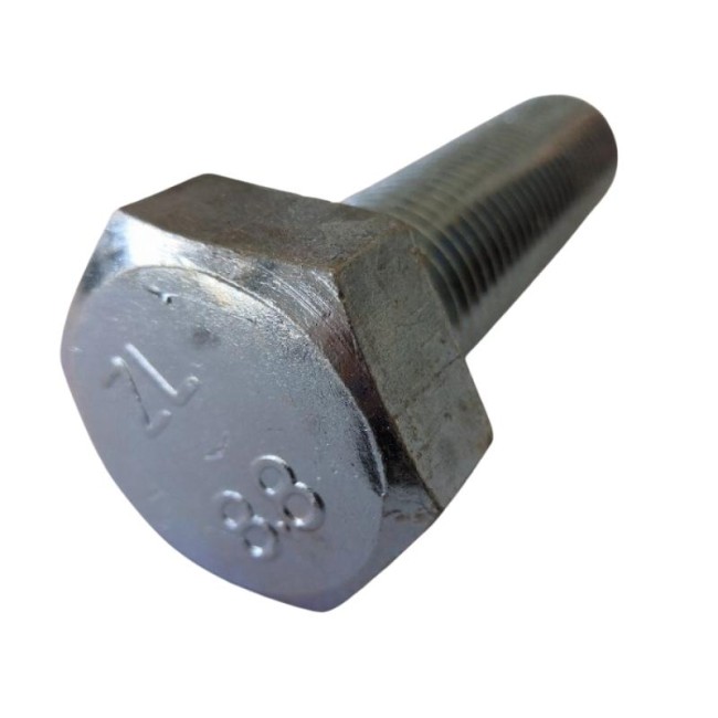 GALV. HEX. HEAD BOLTS (FULL THREAD) METRIC DIN.933/8.8 M30X110 ΜΜ.